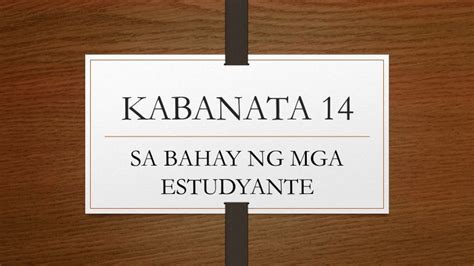 el filibusterismo sa bahay ng mga estudyante
